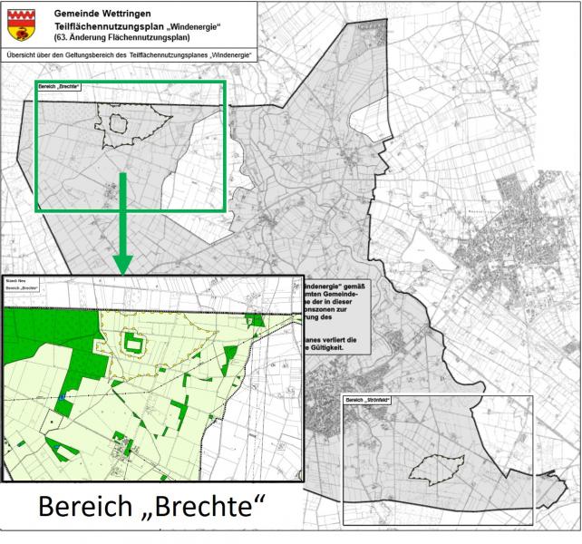 Teilflächennutzungsplan Brechte