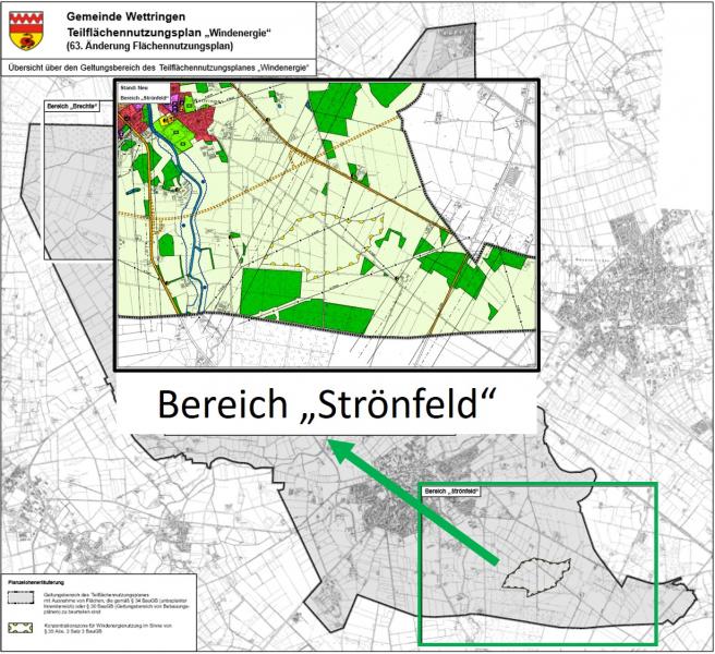 Teilflächennutzungsplan Strönfeld